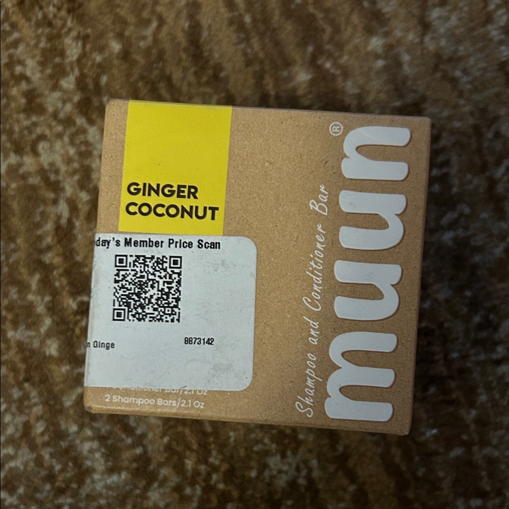 Ginger Coconut Shampoo & Conditioner Bar